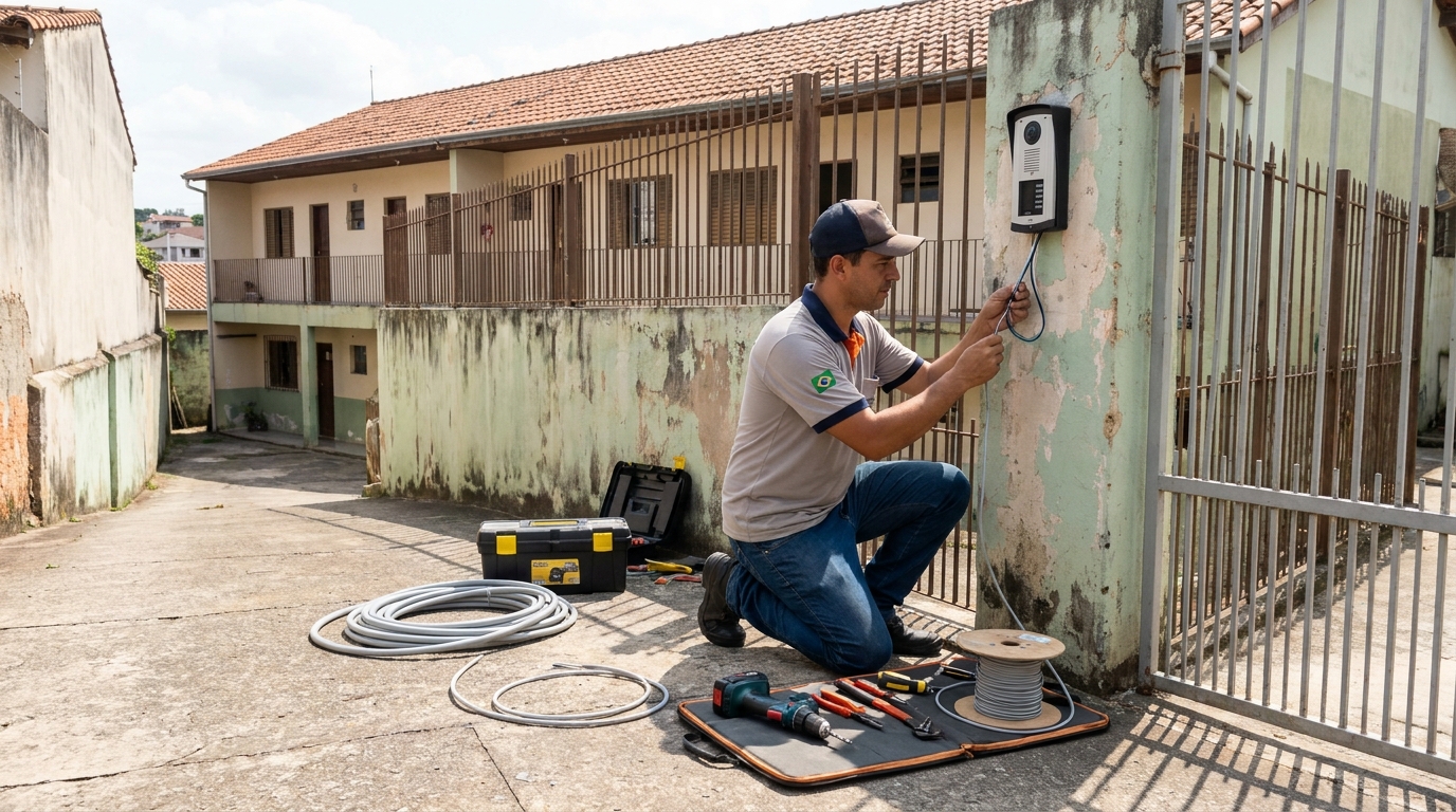 Instalação de Porteiro Eletrônico em Santos‑SP