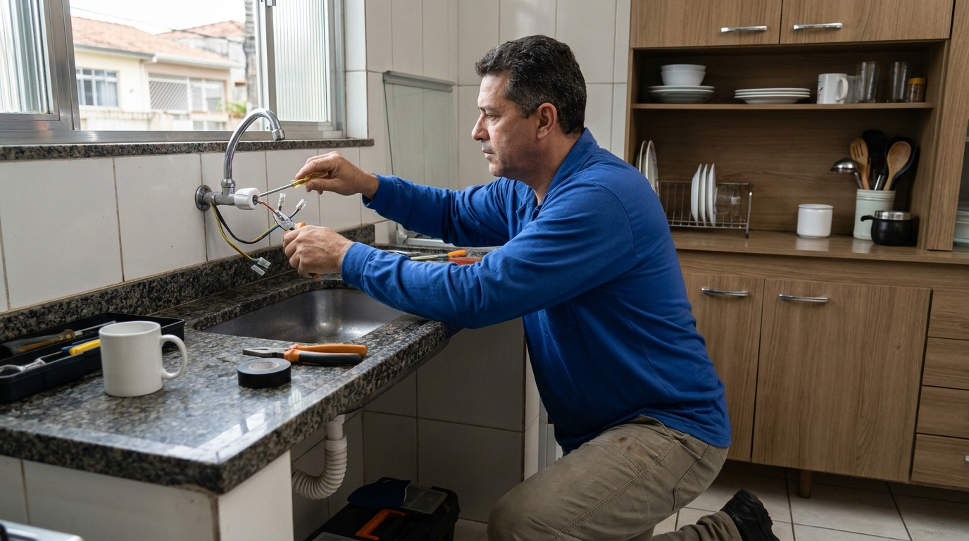 Reparo em Torneira Elétrica em Santos‑SP